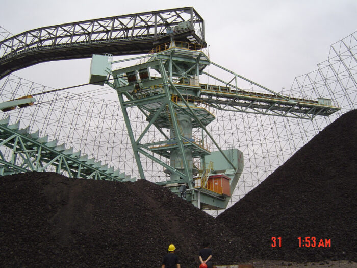 Circular Top Stacker Side Scraper Reclaimer